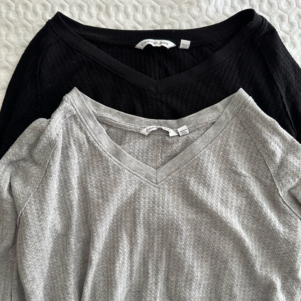 Set of 2 Calvin Klein Jeans Long Sleeve Shirts